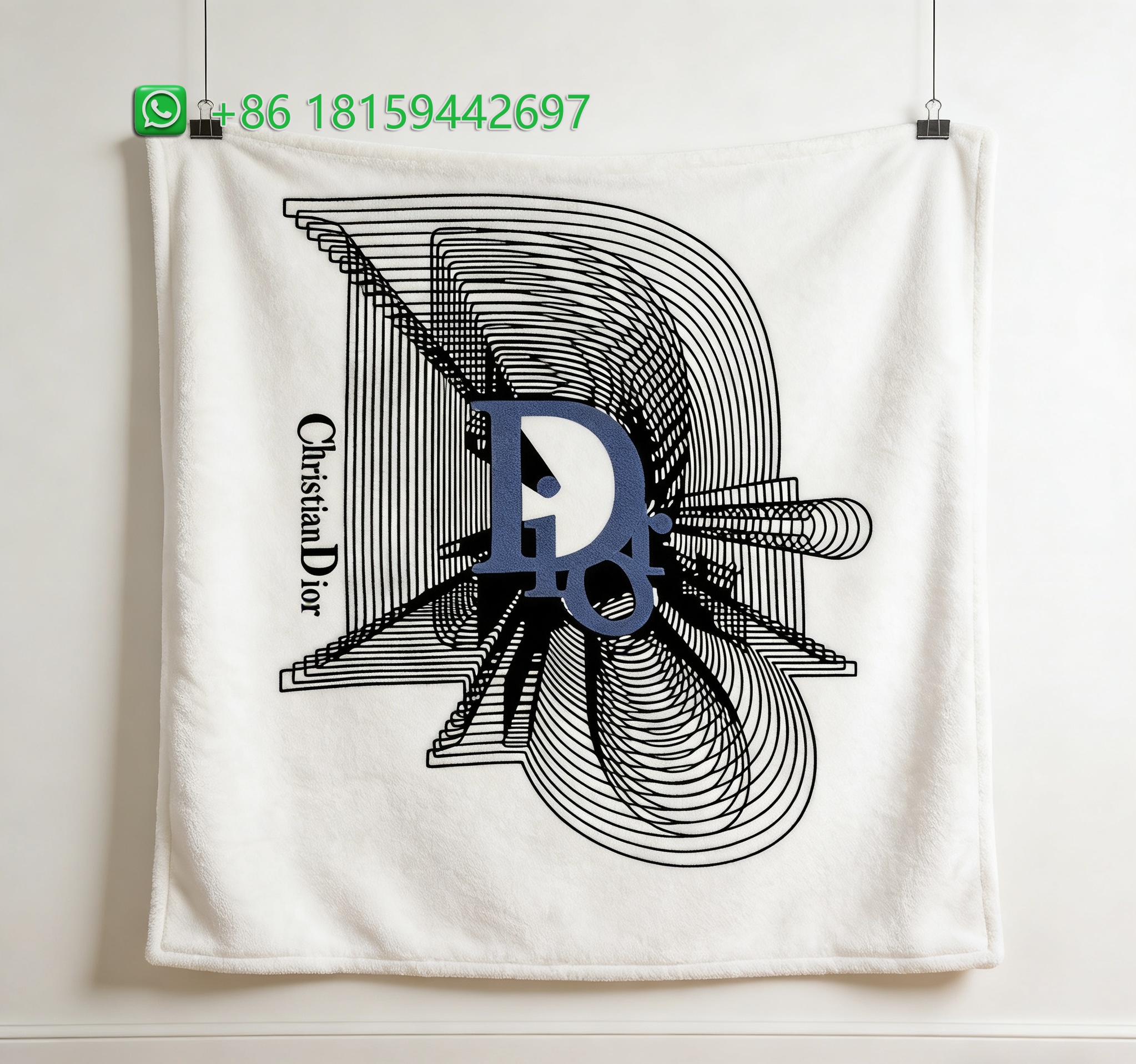 Dior Throw Blankets